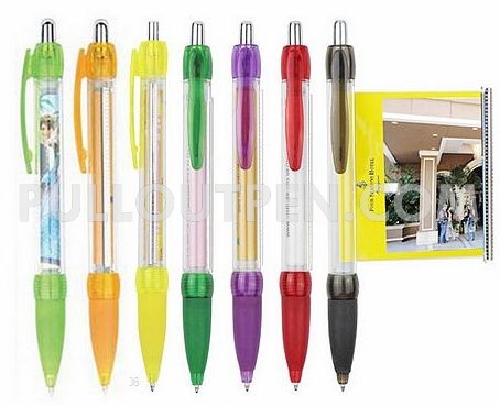 Customized pull out pen to marketing your business