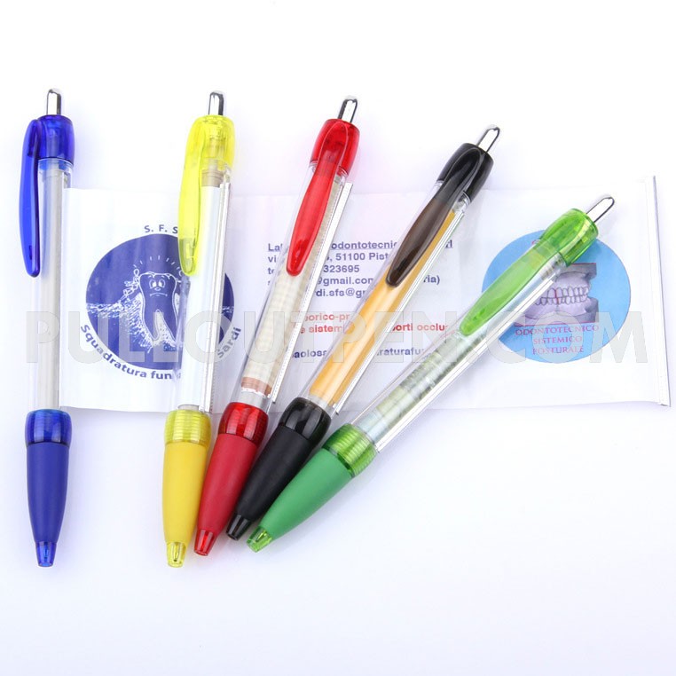 DISPLAY YOUR MESSAGE INSIDE A PULL OUT BANNER PEN!