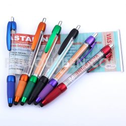 Metallic Stylus Pull Out Pen